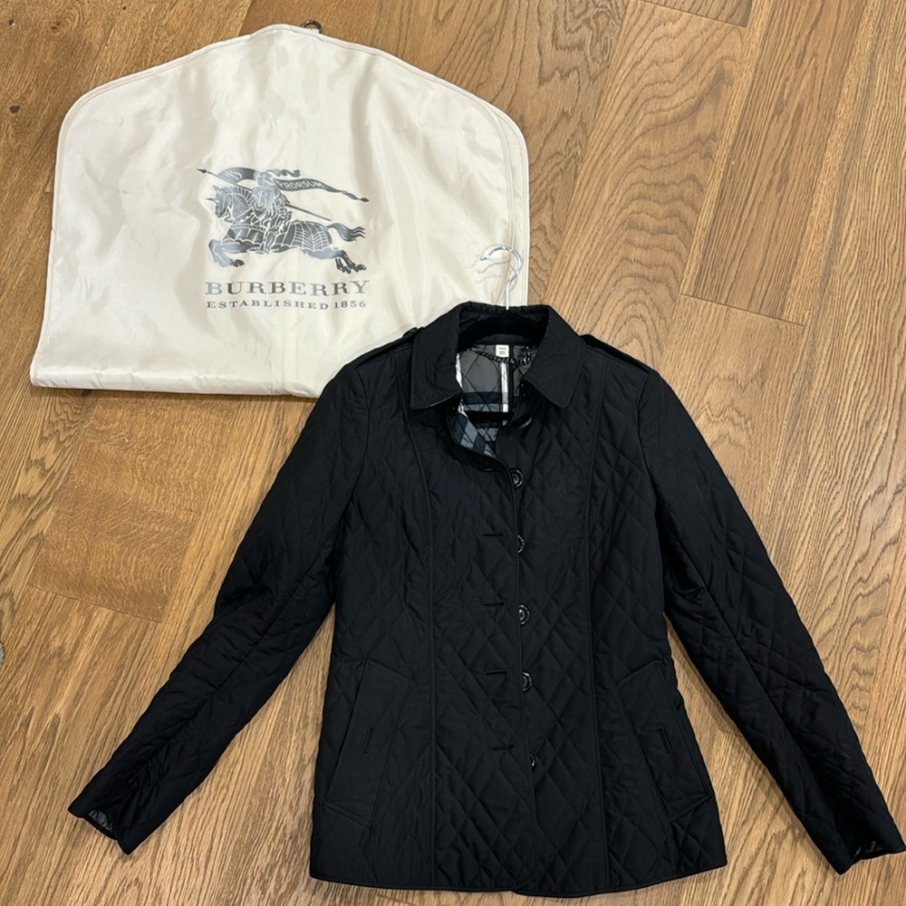 [burberry] quilted jacket